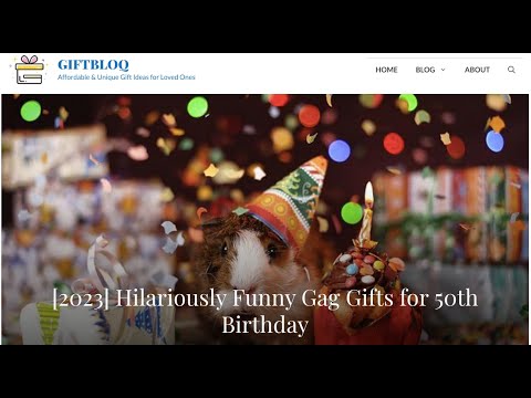 Gag gift ideas for 50th birthday
