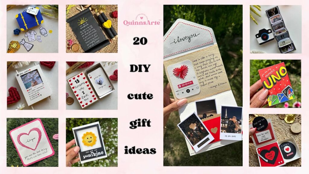20 DIY Cute & Easy Gift Ideas by QuinnsArte 20 DIY Cute & Easy Gift Ideas by QuinnsArte