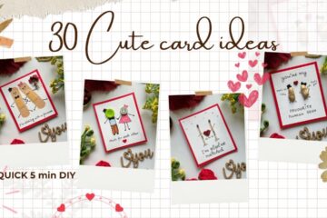 30 Cute Card idea to make in 5 mins for your Partner?? #diy #cards